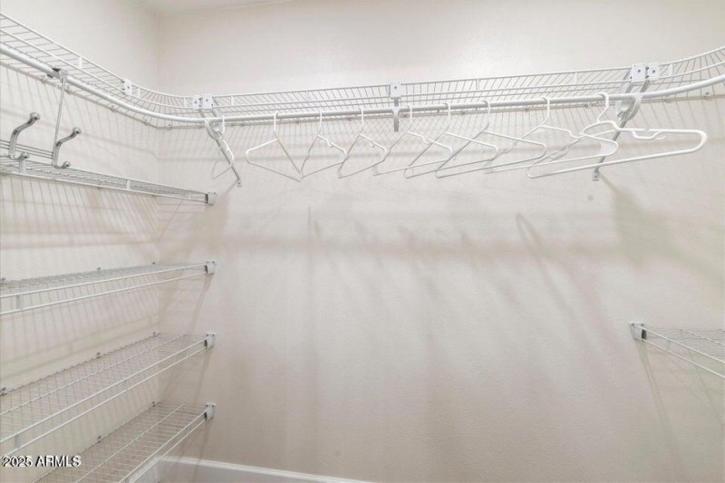large walk end closet