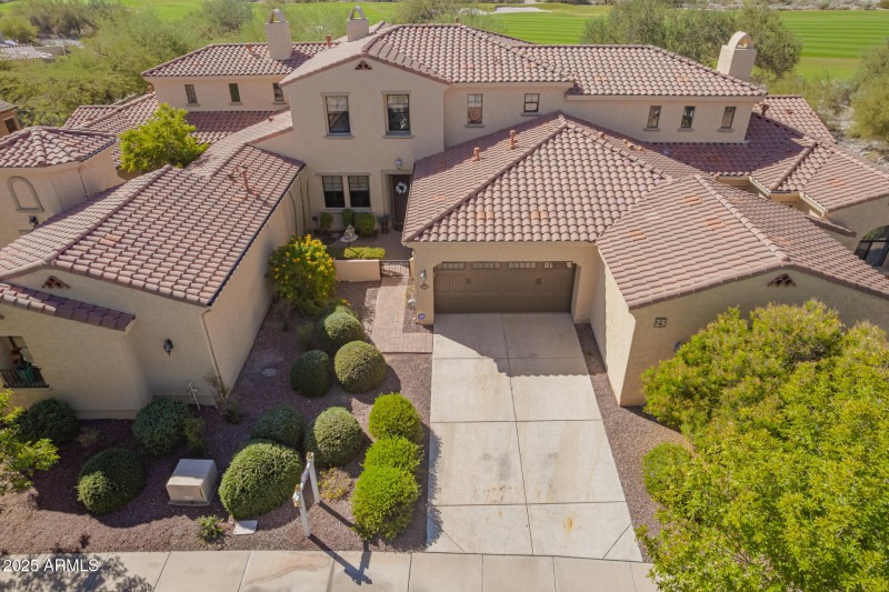 AERIAL FRONT OF HOME