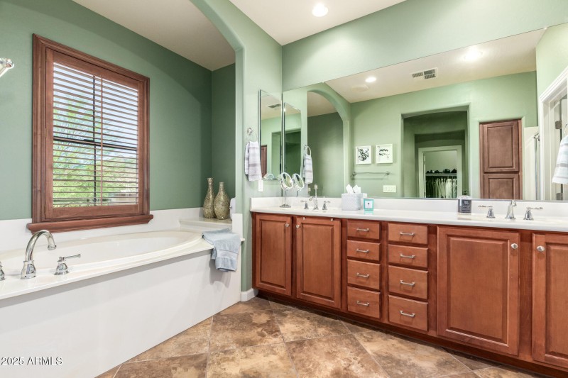 PRIMARY BATH DEEP SOAKING TUB WITH VIEWS