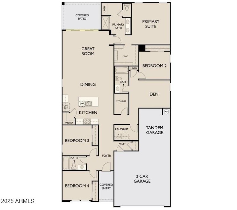 Sage right 4 panel slider