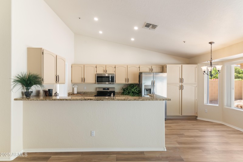 View of Kitchen from Family Room