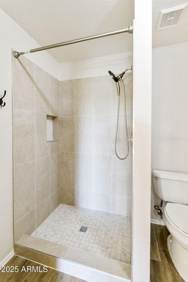 Primary Bath Shower/Toilet room