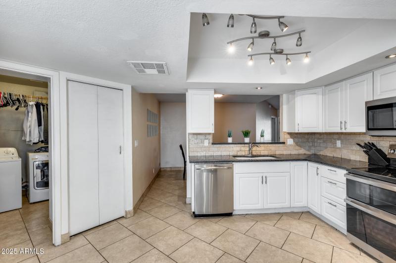 Spacious kitchen with pantry