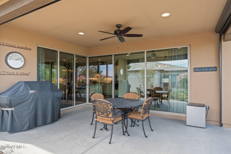 Covered patio