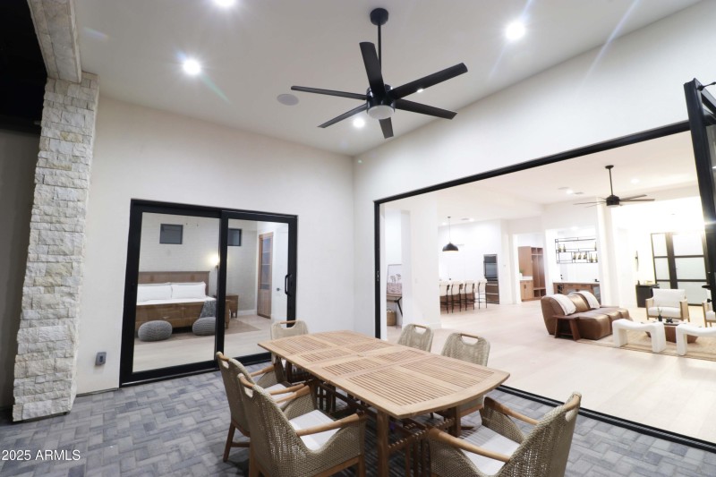 15 - Outside patio backyard- door open