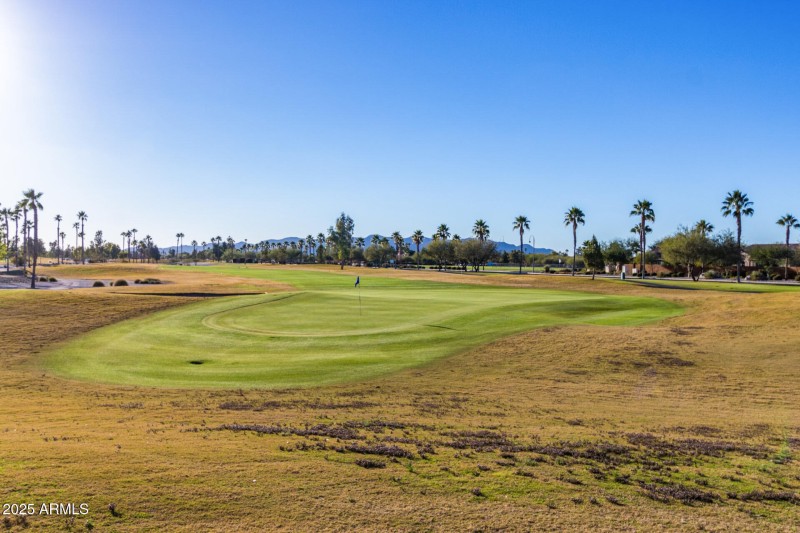Golf Course right across the street