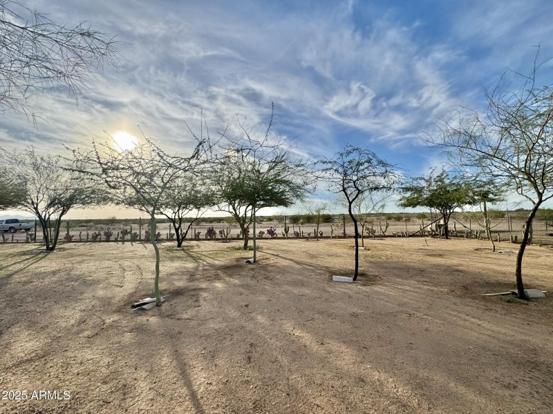 View to west of home