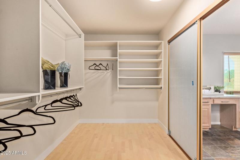 Master Walk-In Closet