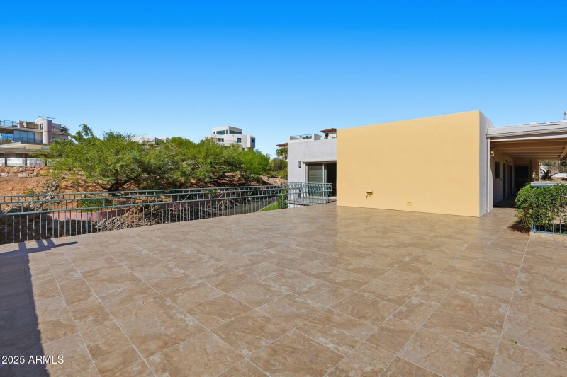 Above Garage Patio Looking North
