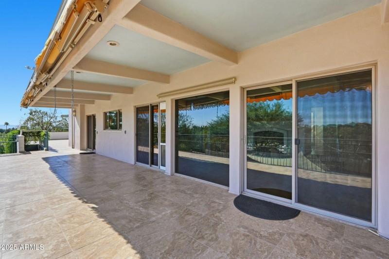 Patio doors off Dining Room and Kitchen
