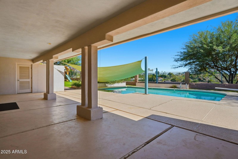 Patio off of Game Room