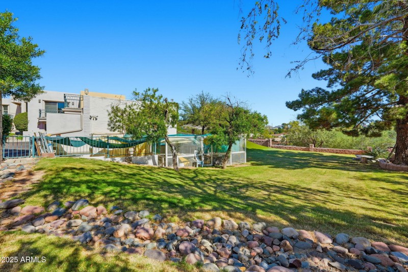 South End of Yard - Looking North