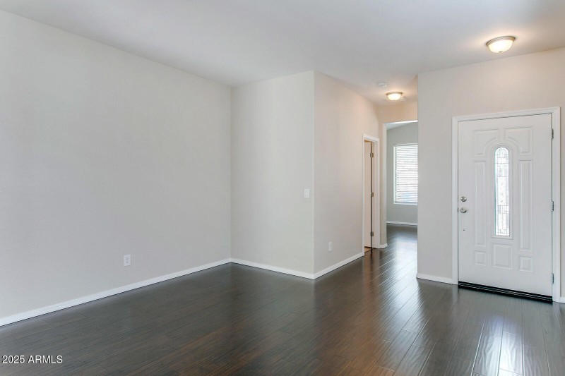 Front door living room