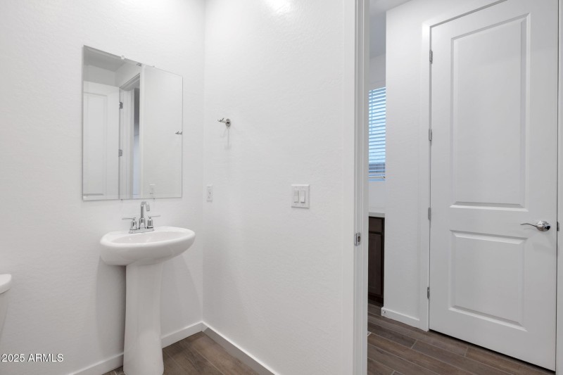 First floor half bathroom