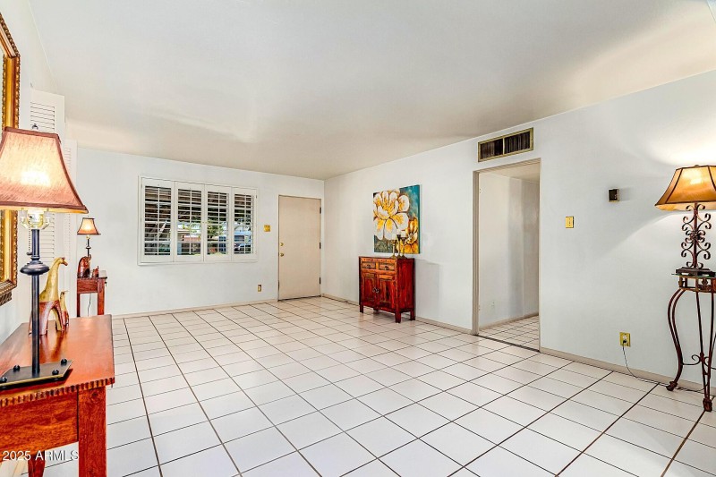 Living Room Plantation Shutters