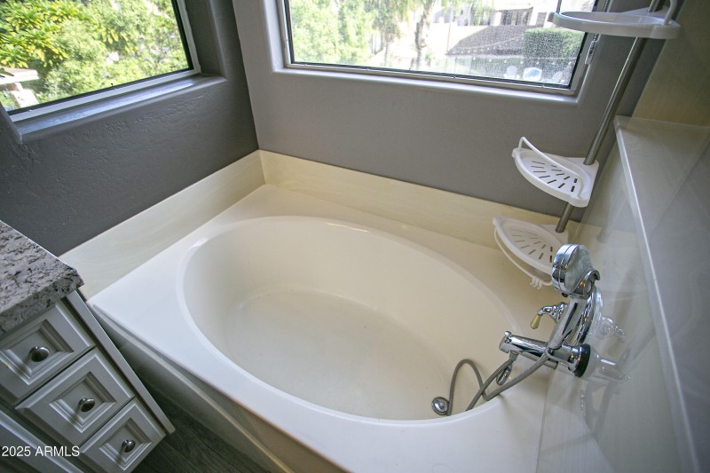 Large Tub at Master Bathroom