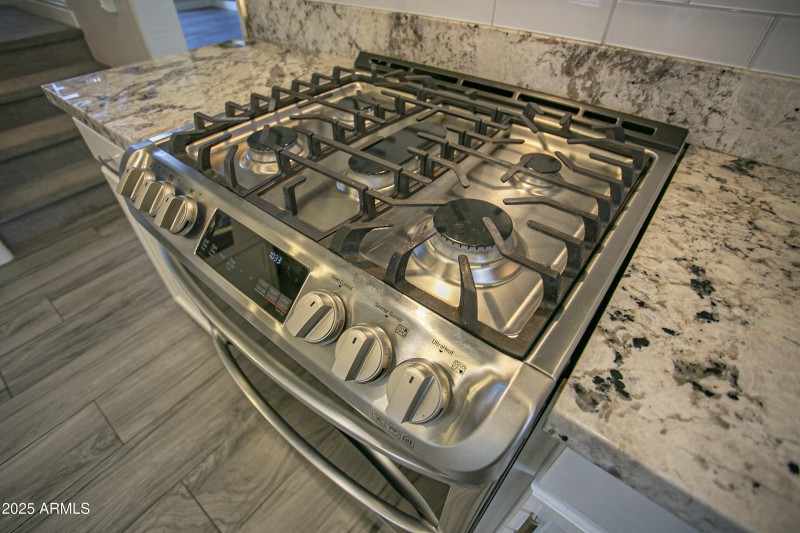 Gas double oven range!