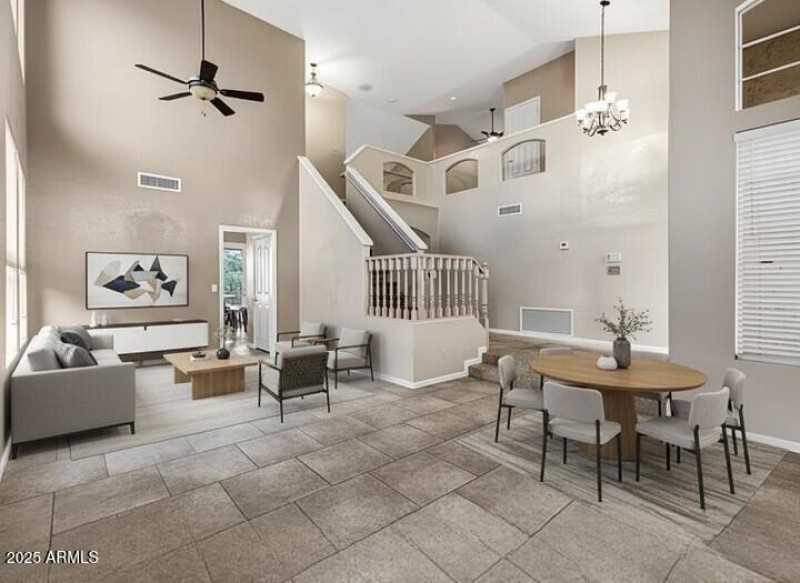 Living Room Virtually Staged