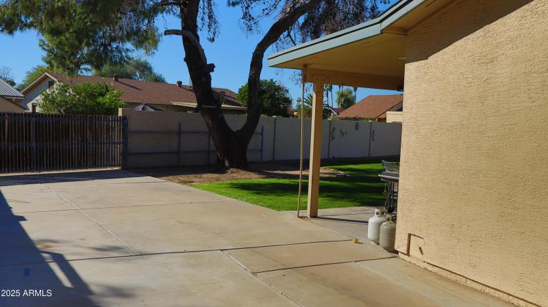 Additional Back yard parking