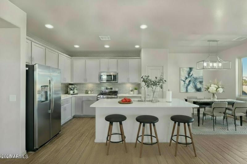 Virtually Staged Kitchen