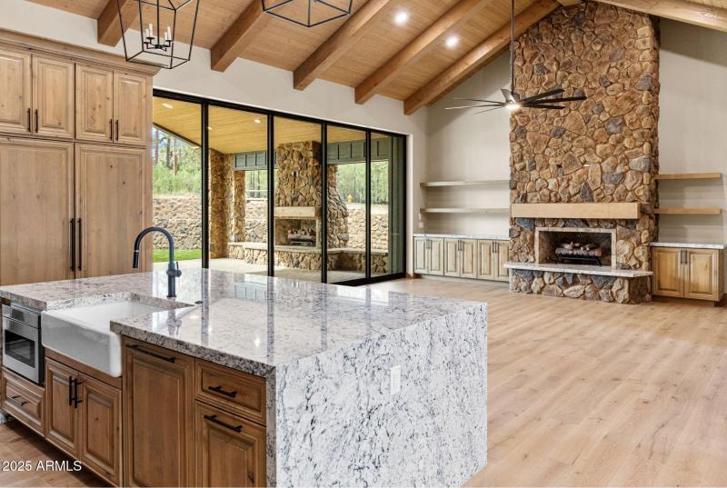 Kitchen Island / Living Area