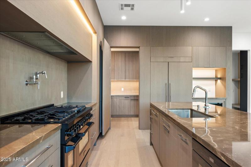 Cleverly concealed pantry