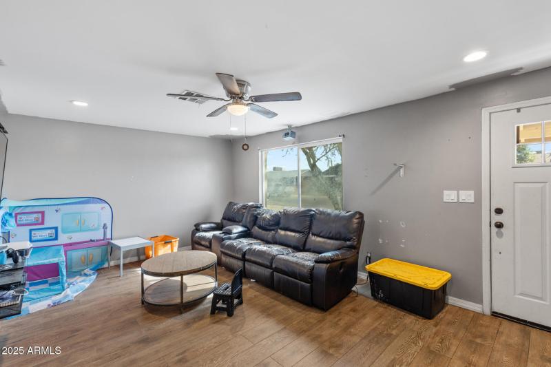 Great room and front door