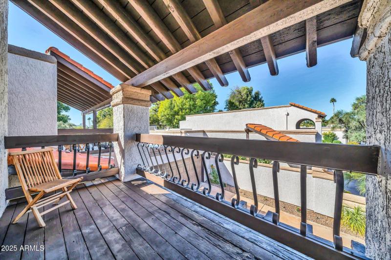 Upstairs Third Bedroom Balcony