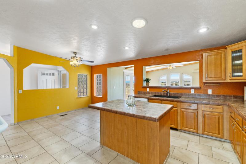 Kitchen with dining area