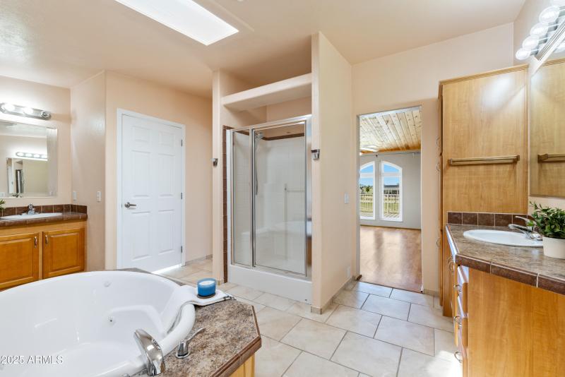 Primary Bathroom with jetted tub