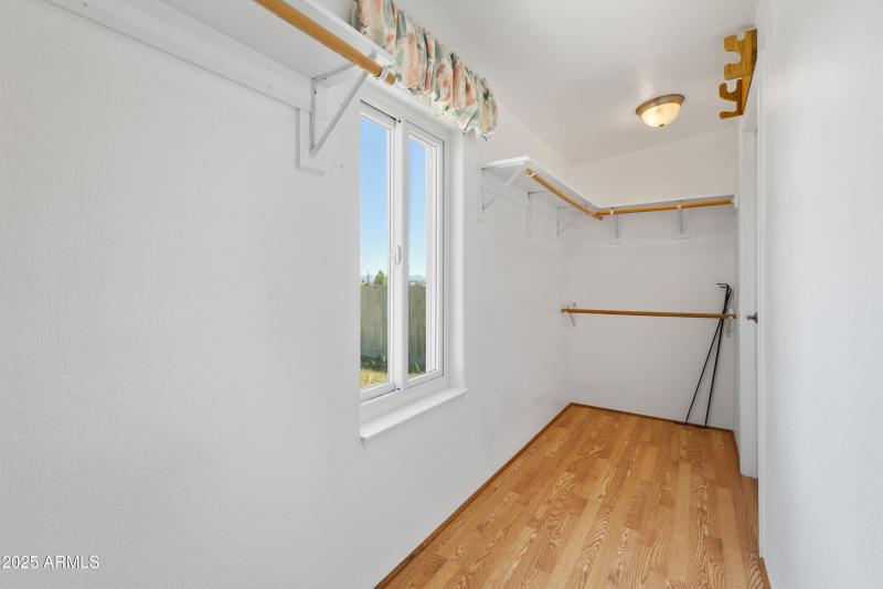 Generous Sized Primary Closet