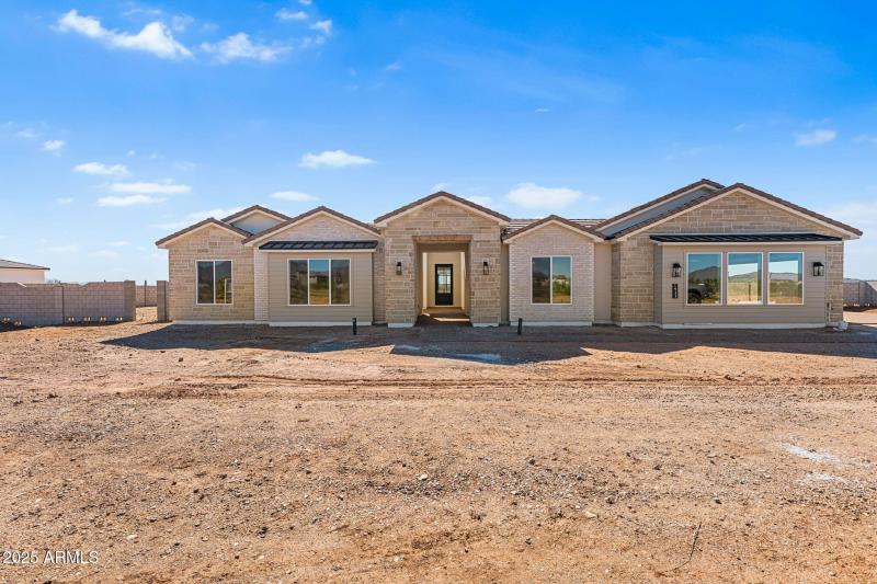 Front Elevation of Actual Home