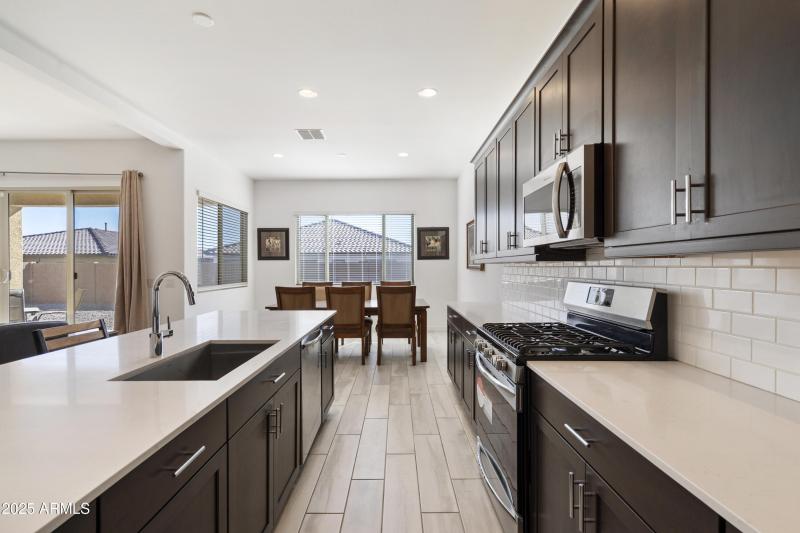main kitchen and dining room