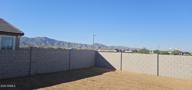 ACTUAL BACK YARD VIEW