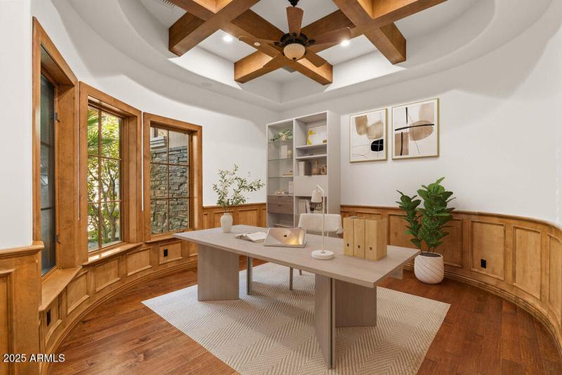 Executive Office with Mountain Views