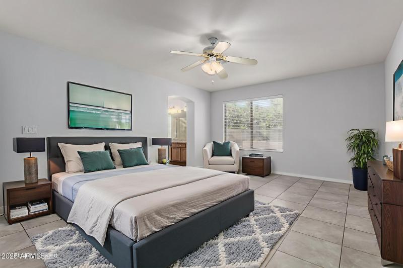 Virtually Staged Bedroom