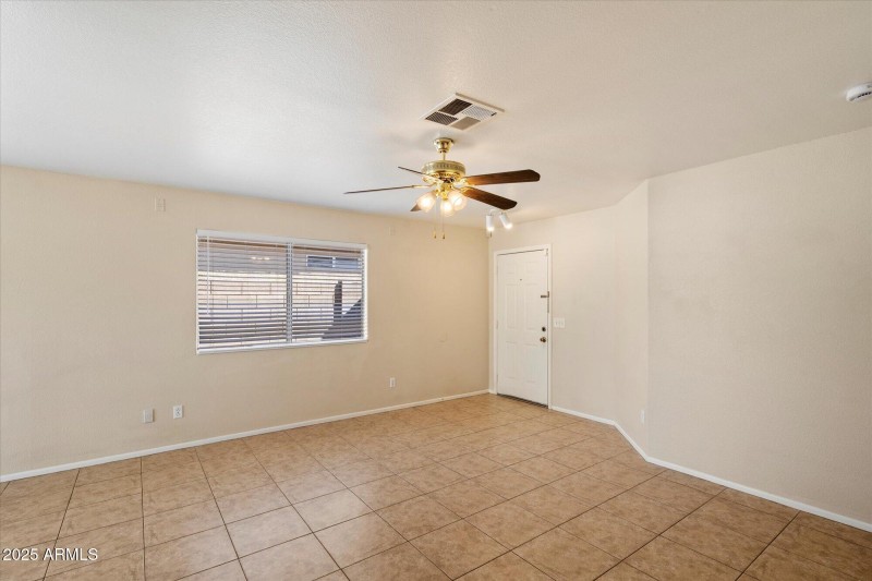 Great Room with Ceiling Fan