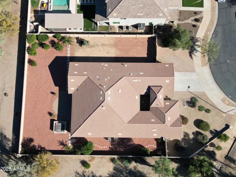 Overhead View of Property