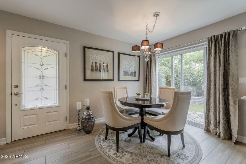 Front door/dining room