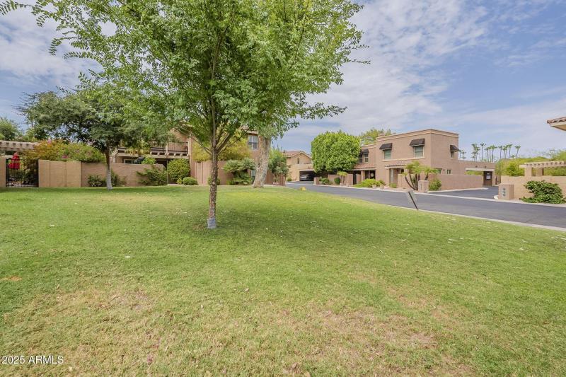 Green space nearby for doggie