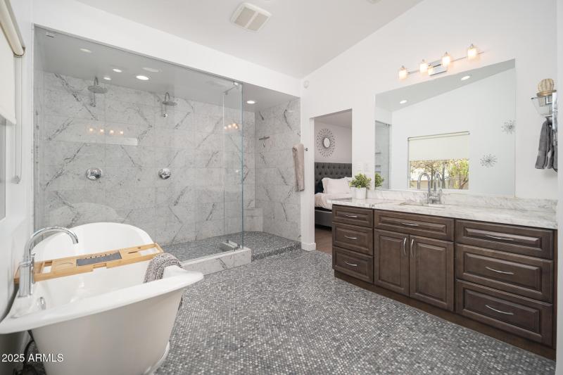 Primary bath monster shower