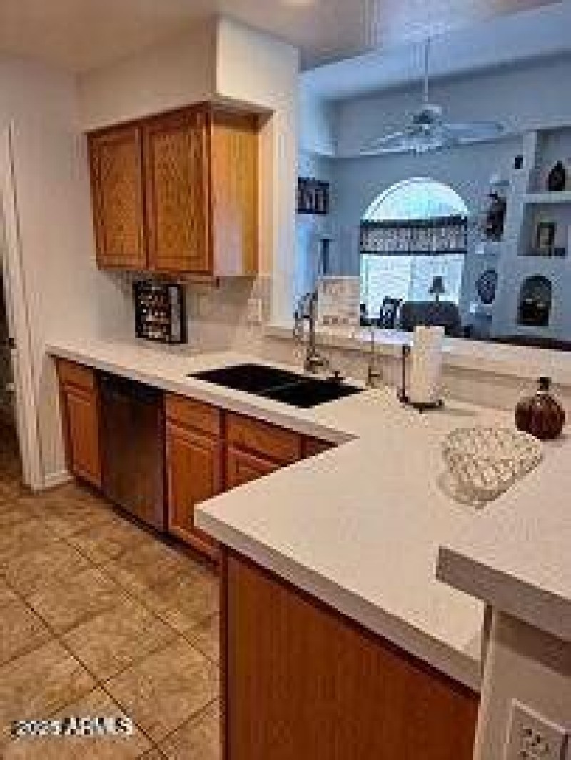 quartz counters black sink