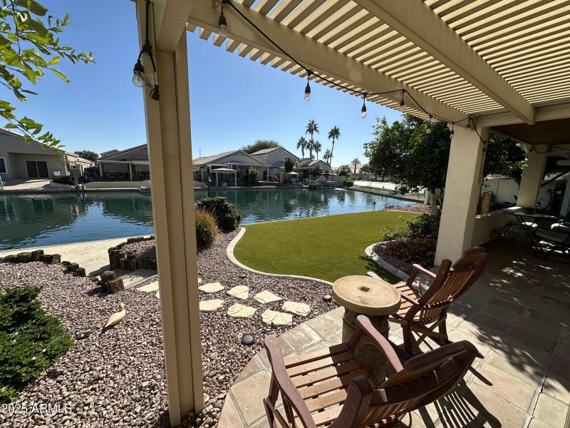Extended covered patio