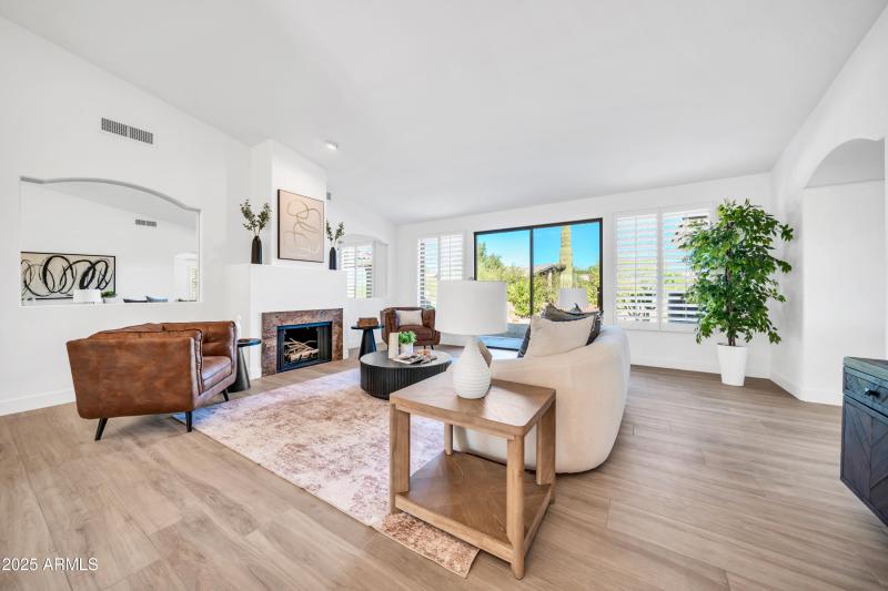Fireplace in Living Room