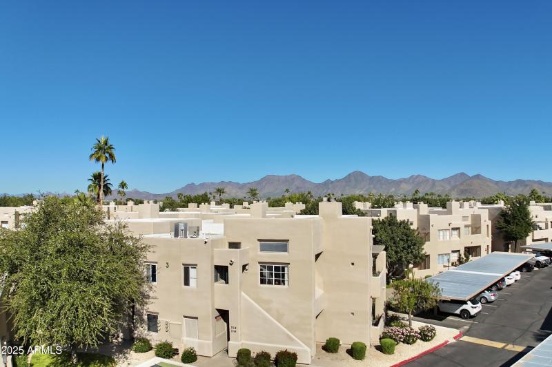 Front of Home & McDowell Mountains