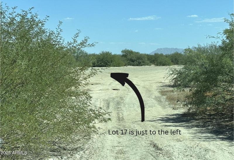 Lot 17 is just to the left