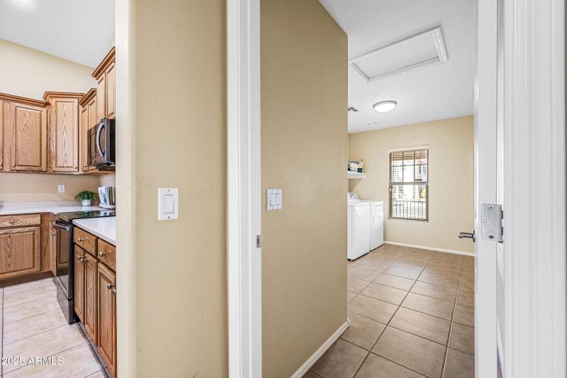 HUGE LAUNDRY OFF KITCHEN