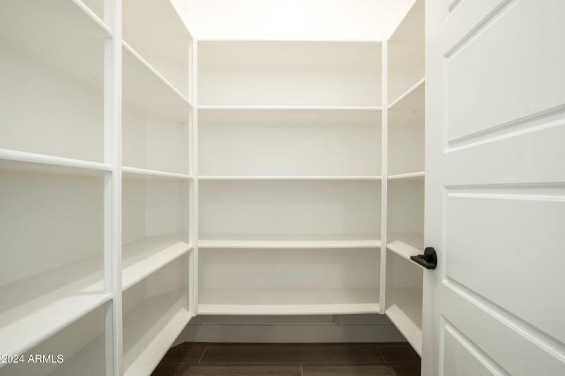 Spacious kitchen pantry
