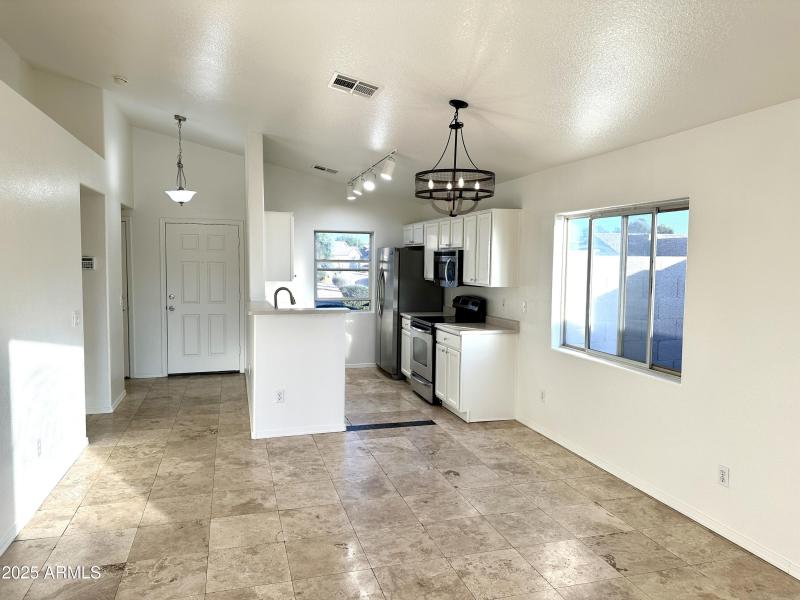 7 Living room and kitchen