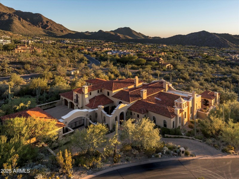 Aerial McDowell Mtns